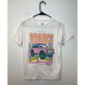 Ford Bronco T-Shirt Women's Size Small Pink